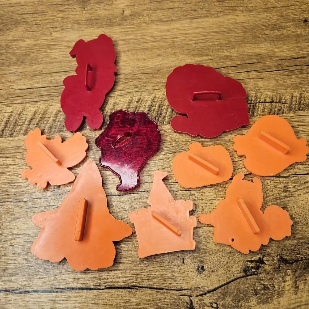 Impression Cookie Cutters Turkey Pig Owl Devil Santa Witch Castle Castle